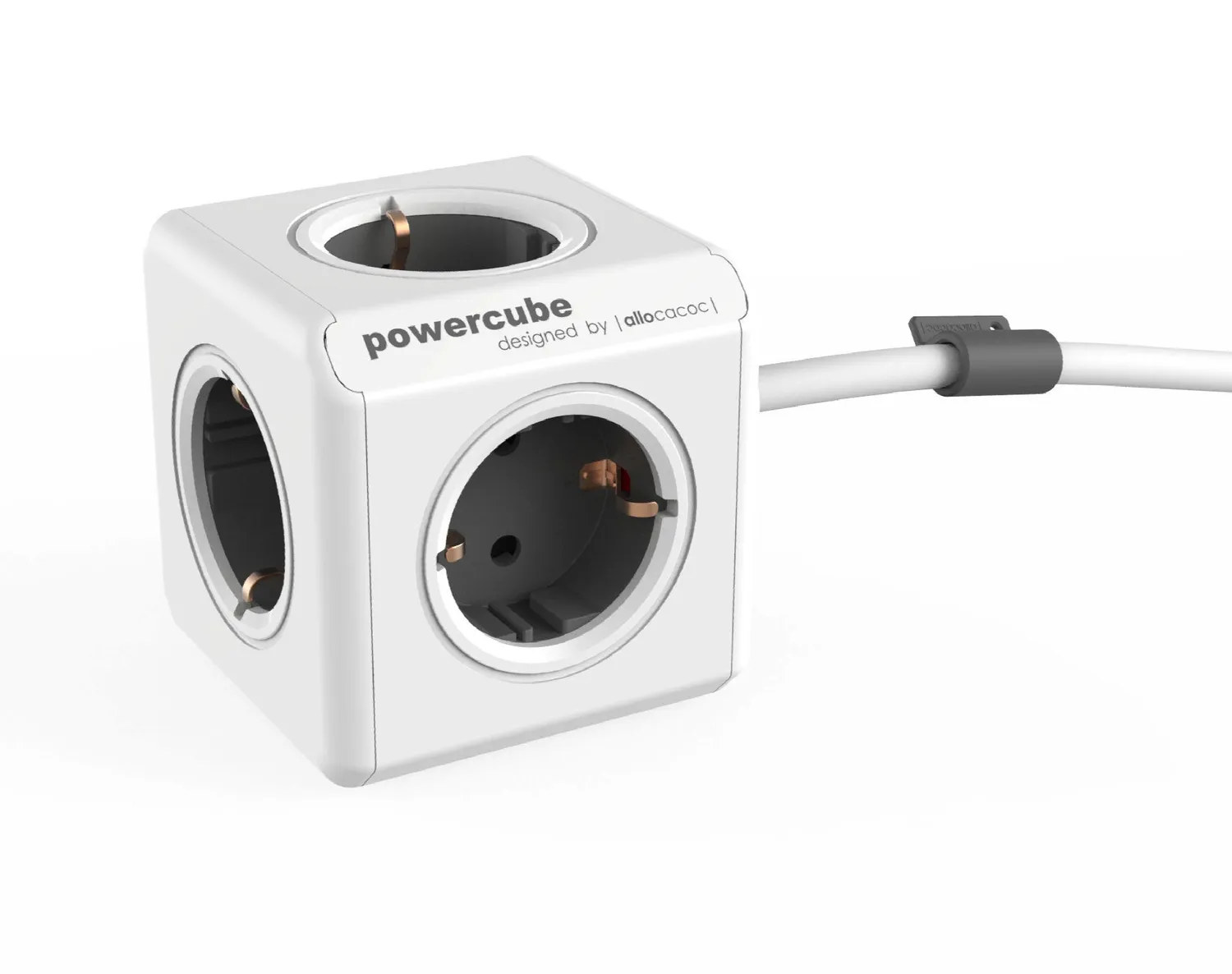 PowerCube Extended 1,5m prelungitor gri 5 prize