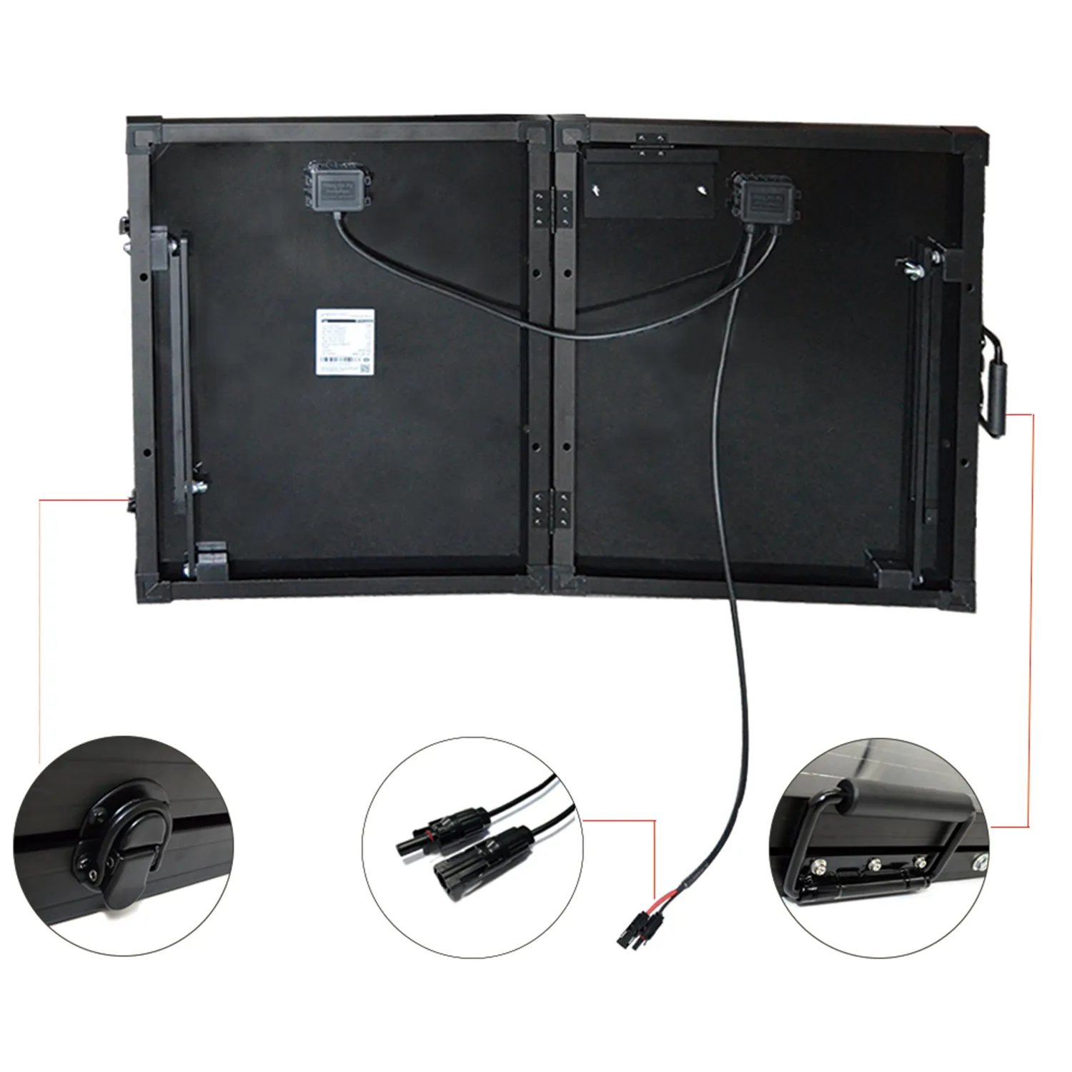 ACOPOWER PTK kit solar pliabil 200W 12V valiză