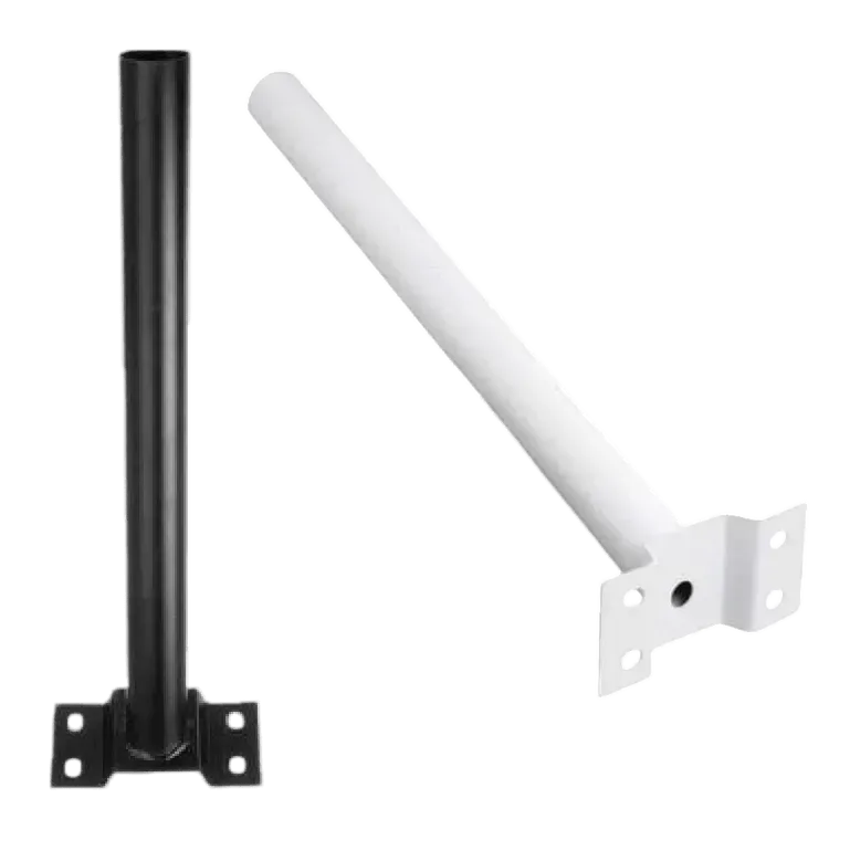 Rom Cablu suport consola stalp brat 50cm alb mat