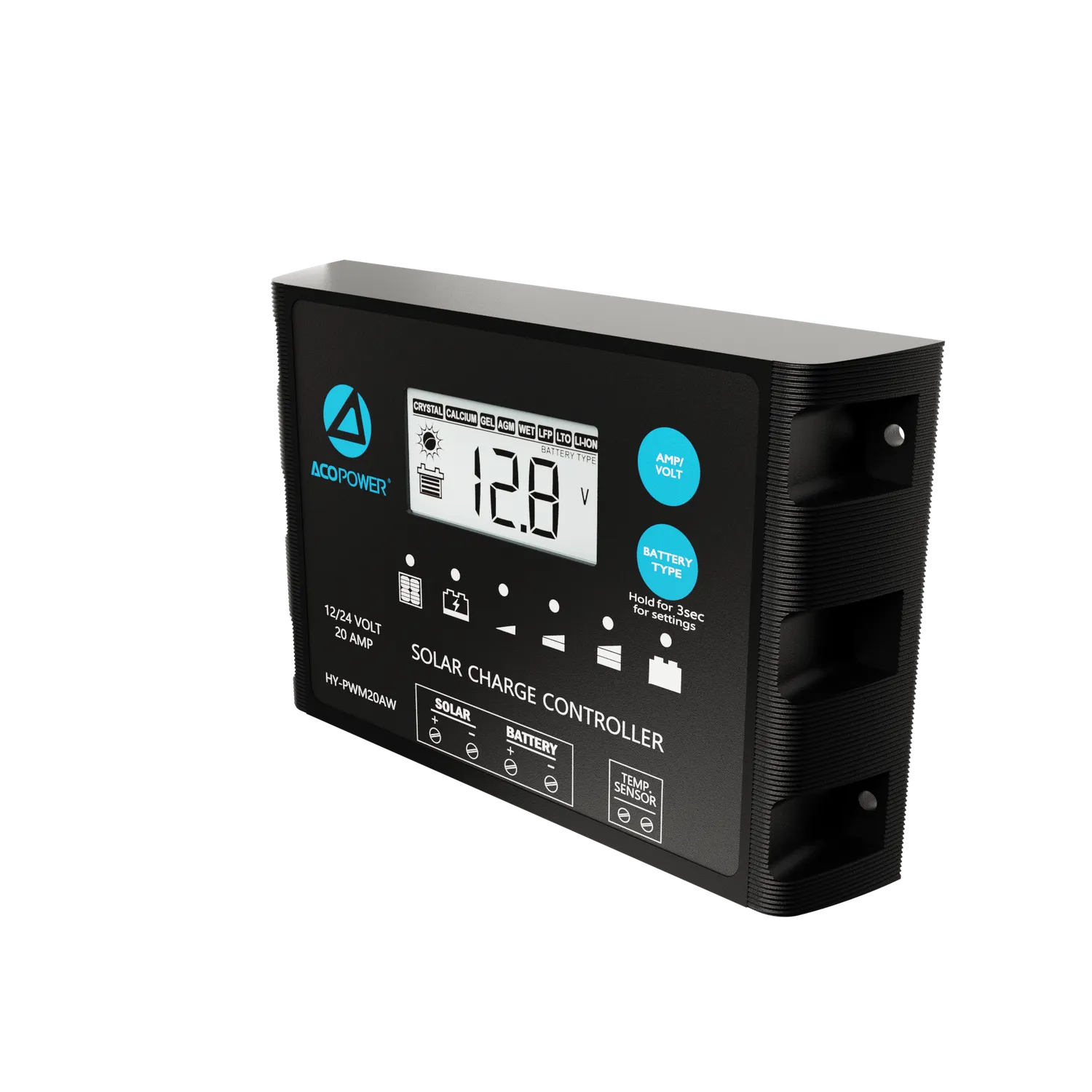 ACOPOWER ProteusX regulator solar PWM 20A 12/24V