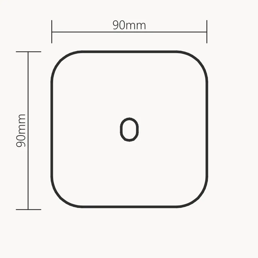 ARCswitch Vectis Cube întrterupător simplu doză fi60