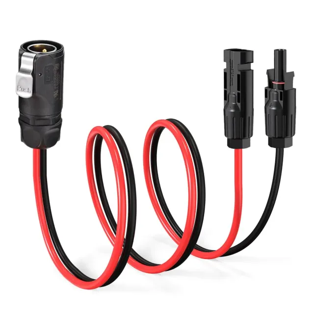 ACOPOWER adaptor solar conector circular 2 pini 1m