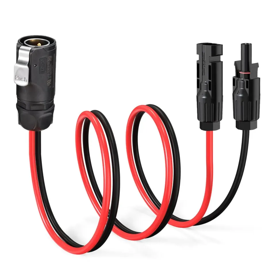 ACOPOWER adaptor solar conector circular 2 pini 1m
