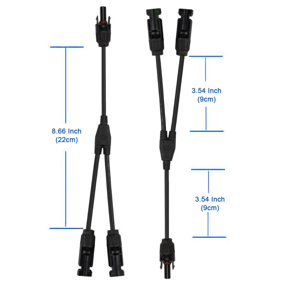 ACOPOWER conectori solar T/Y MC4 1000V set 2 buc