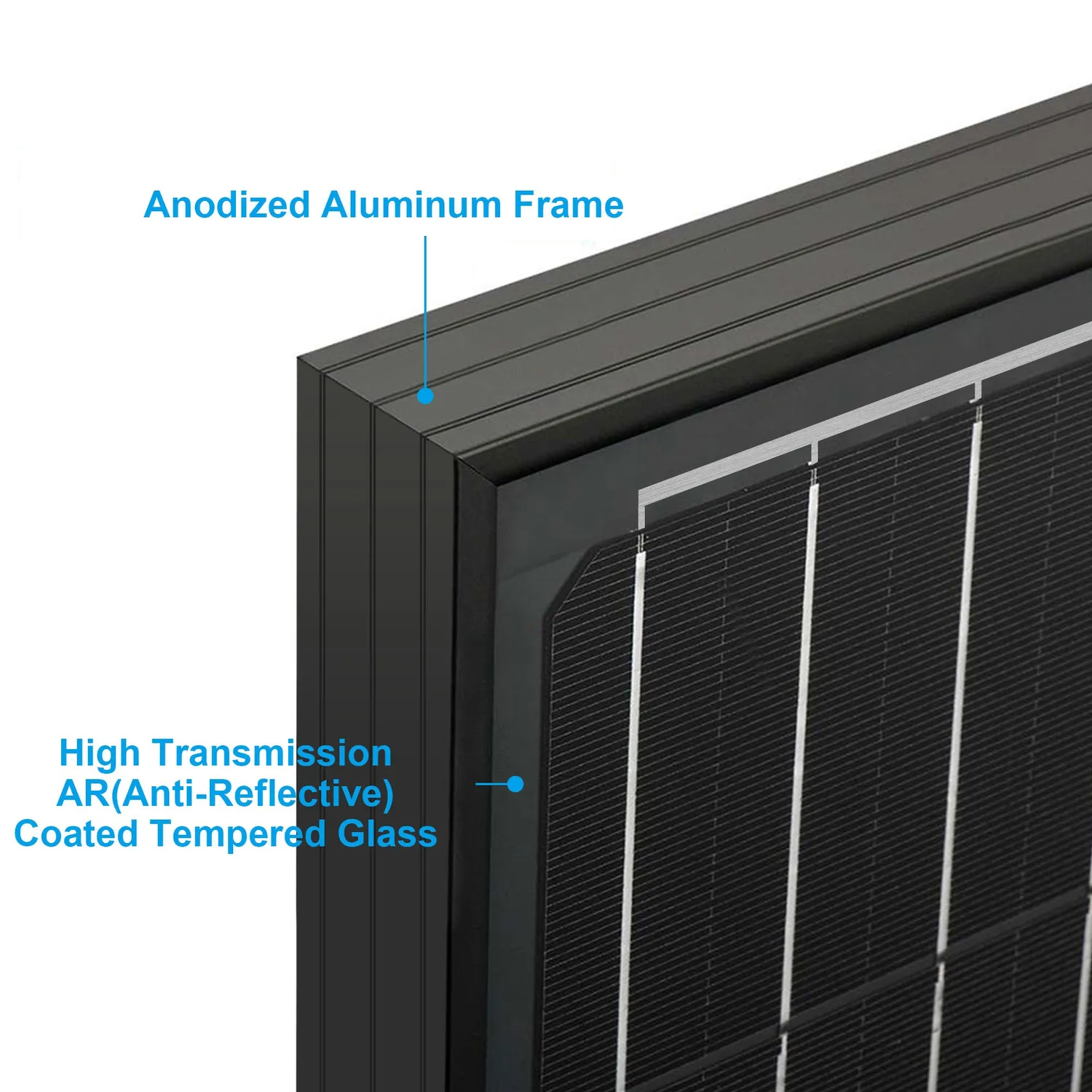 ACOPOWER panou solar 100W mono 12V 1 buc