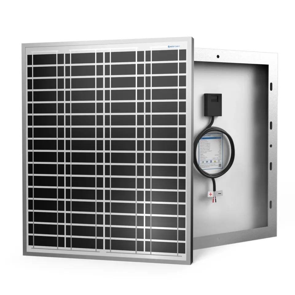 ACOPOWER HY020-24M Panou Solar 20W 24V Monocristalin