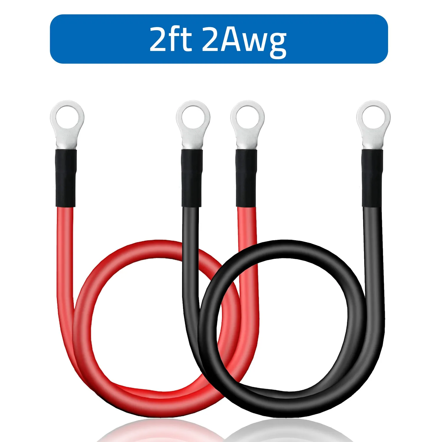 ACOPOWER cablu baterie invertor 2AWG 1ft cupru