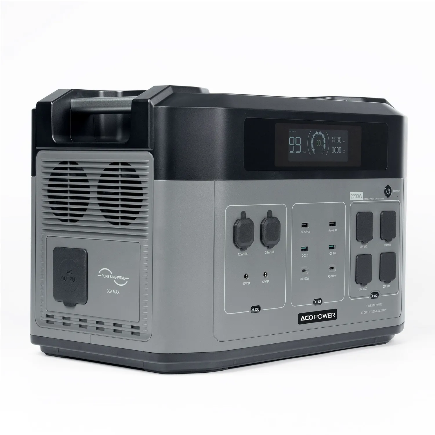 ACOPOWER BP2000 Generator Solar Portabil 2200W LiFePO4