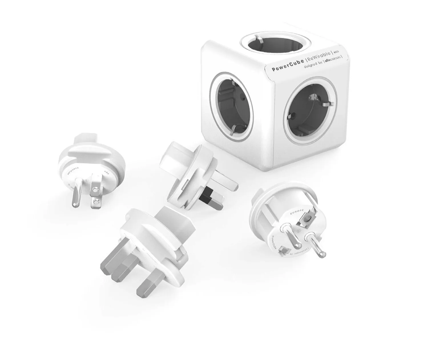 PowerCube Rewirable Original priza cub gri 5 prize 1200W