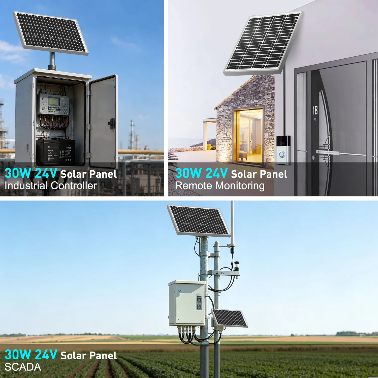 Panou solar ACOPOWER HY030-24M 30W 24V monocristalin