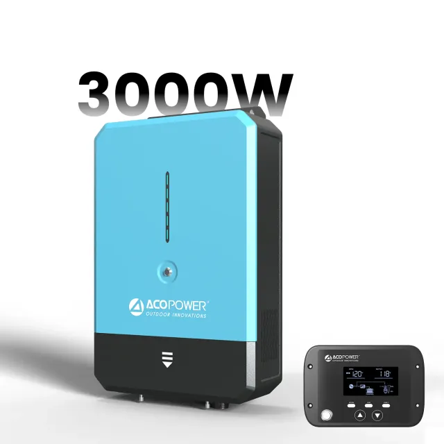 ACOPOWER 3000W 12V invertor hibrid solar sinusoidal pur