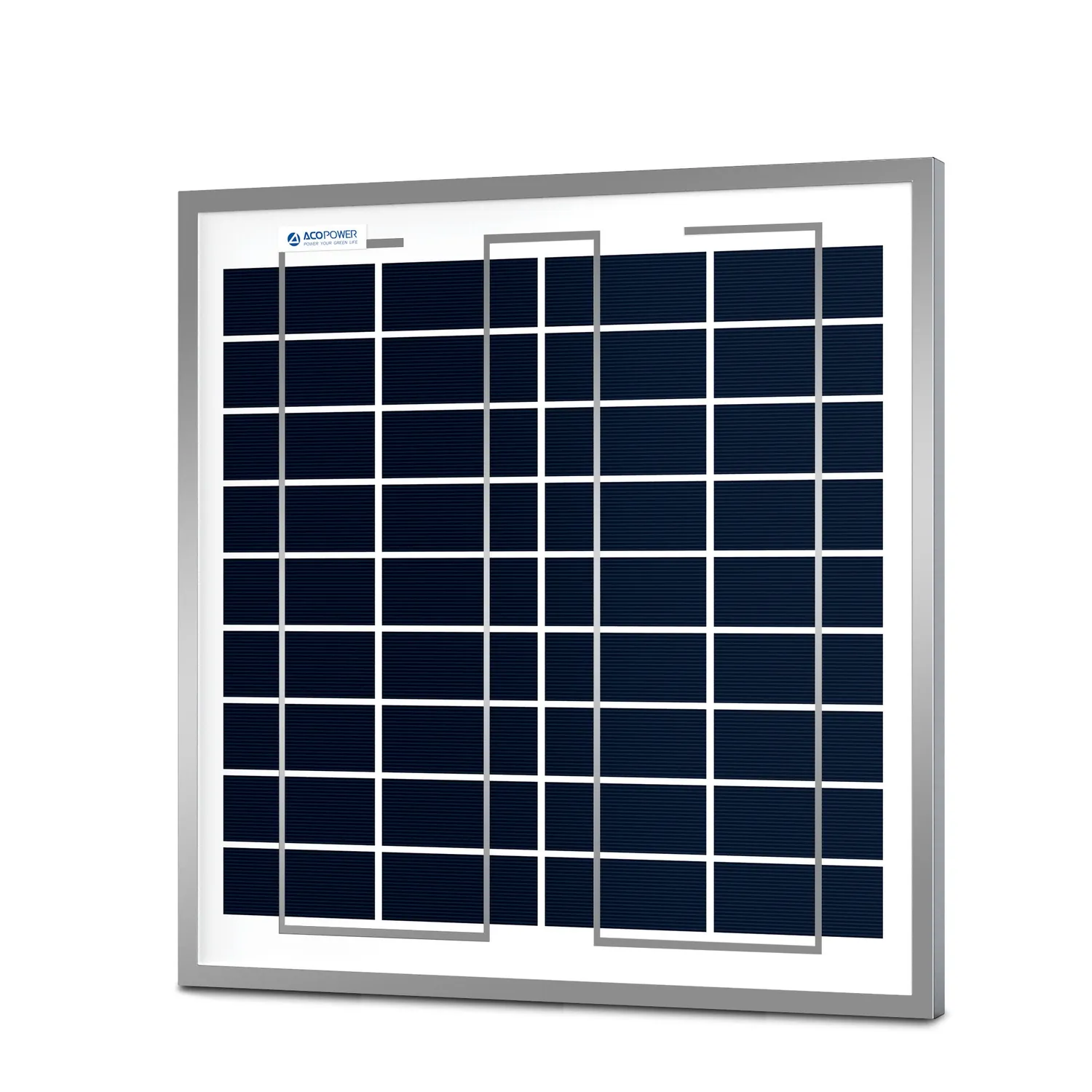 ACOPOWER Panou solar policristalin 15W 12V varianta 15W