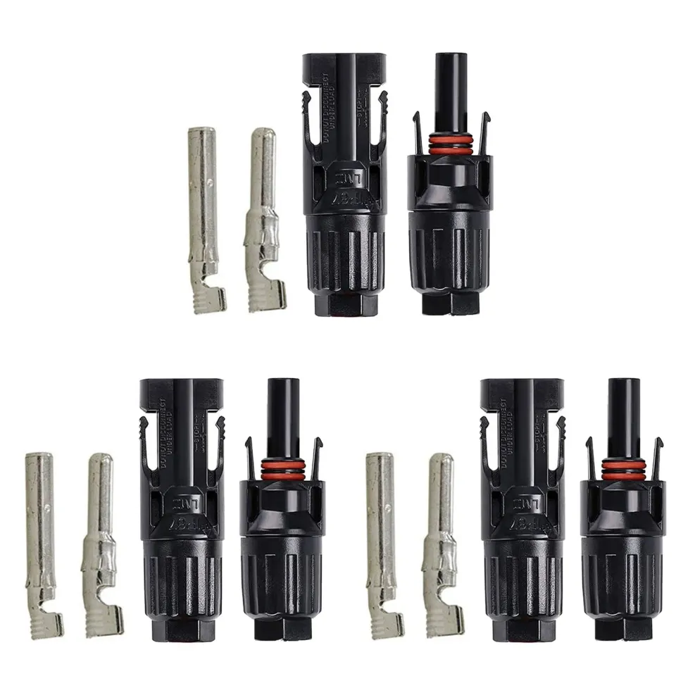 ACOPOWER conectori solari MC4 3 perechi IP67 1000V