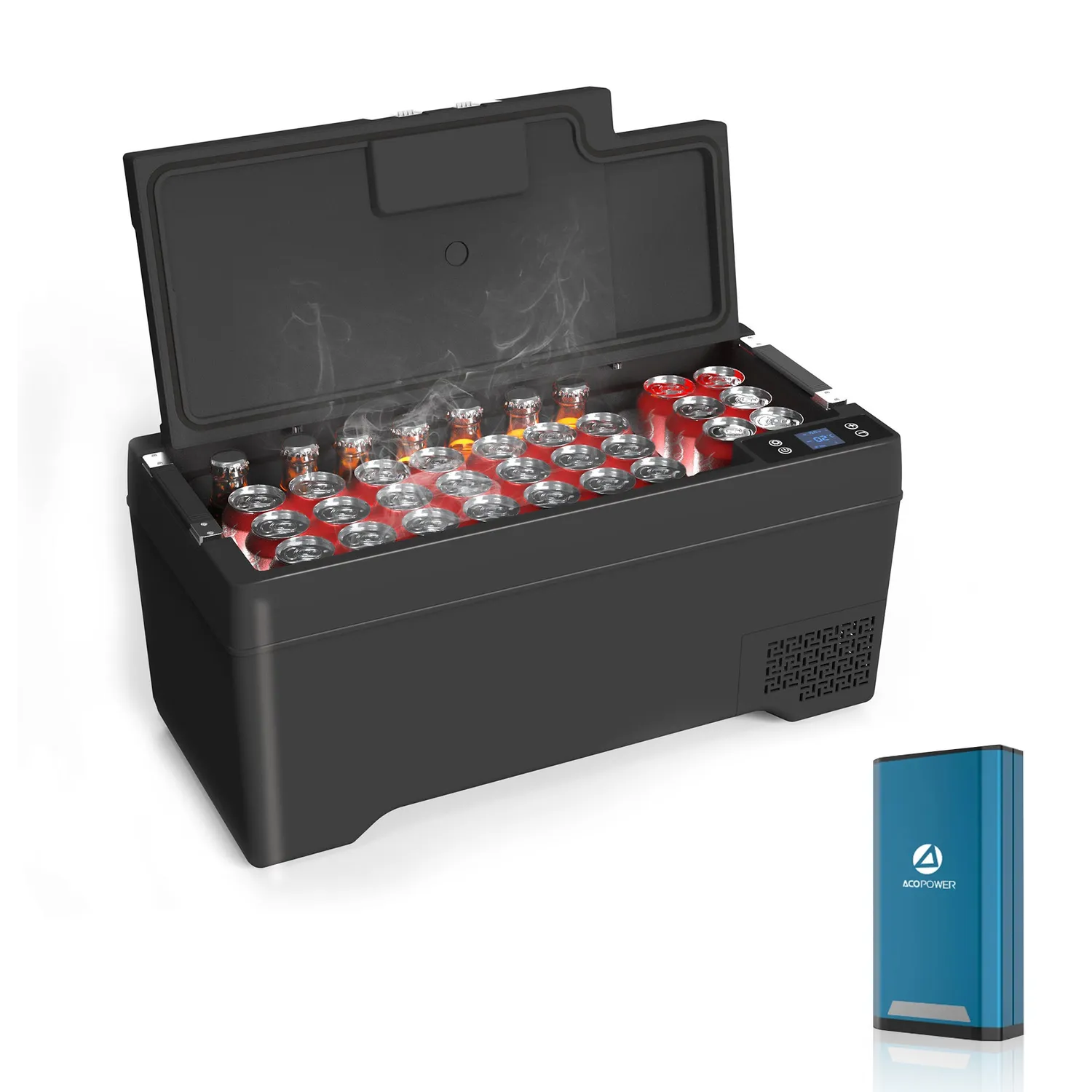 ACOPOWER TesFridge frigider auto Model X 40L congelare -20°C
