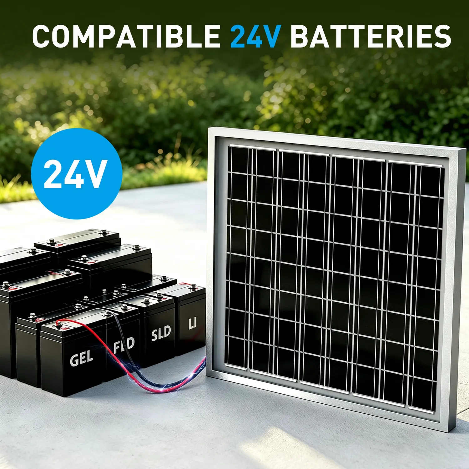 ACOPOWER panou solar 10W 24V monocristalin IP67